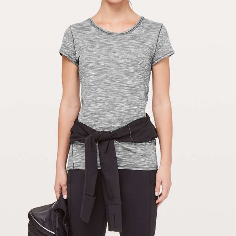 Lululemon Another Mile Short Sleeve tee sz 10